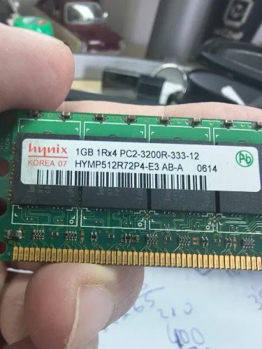 6 Pentes de memória para SERVIDOR DDR2 1GB PC-2 3200