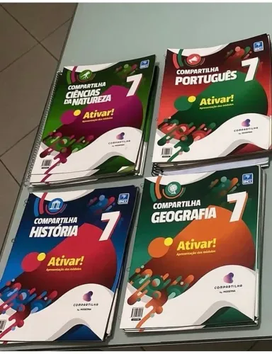Livros Compartilha 6º ,7º ,8º ano 