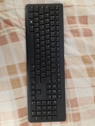 Dell - KM3322W, Teclado e Mouse<br><br>e Mouse sem fio, Preto