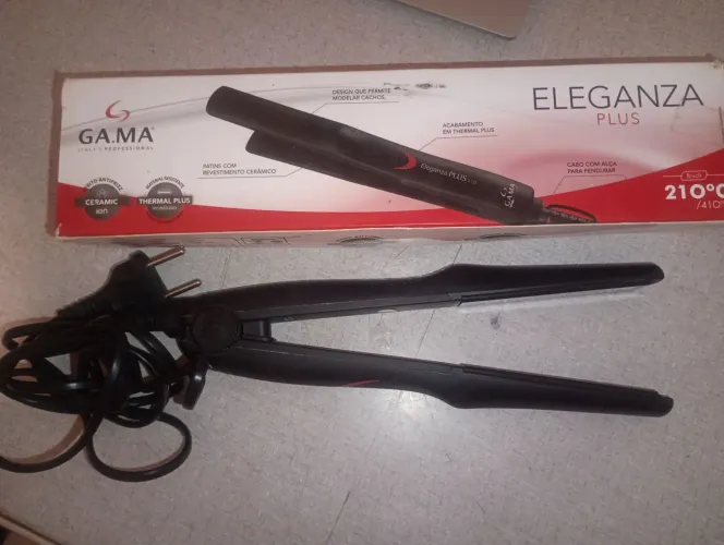 Kit prancha e escova secadora