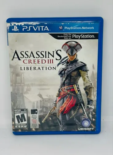 JOGO PS VITA ASSASSINS CREED LIBERATION III - ORIGINAL COM CAPA