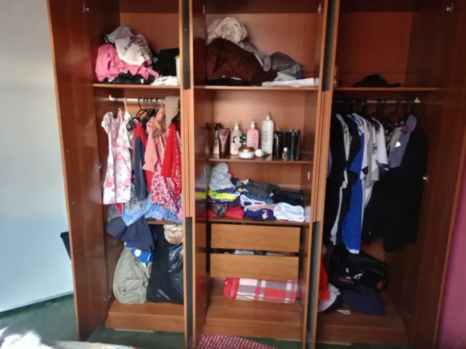 Guarda roupa de casal de 6 portas