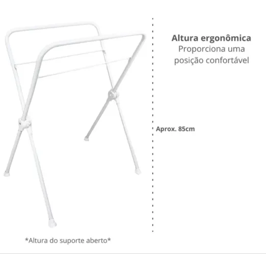 Suporte para banheira retrátil de bebê. 