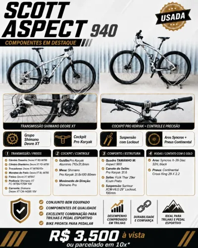 Bicicleta Scott Aspect 940