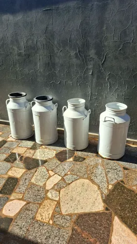 Galão de leite 50 litros antigo de ferro