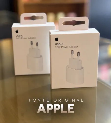 Fonte Original Apple Tipo C 20W - Lacrado na caixa
