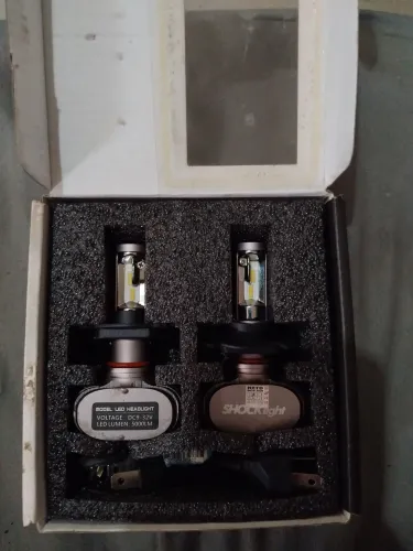 Par de lâmpadas ultra led titanium