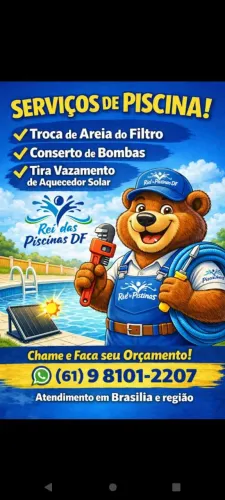 Faço Manutenção de Piscina em Brasília Bombas Filtro e Aquecedor