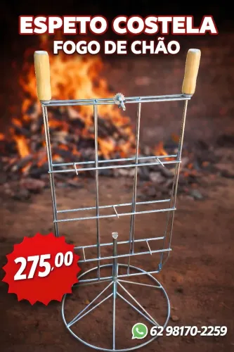 Espeto para Costela Fogo de Chão
