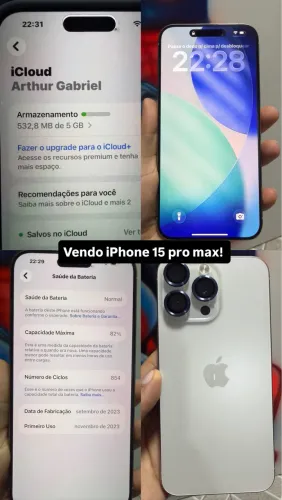 iPhone 15 pro max 512GB