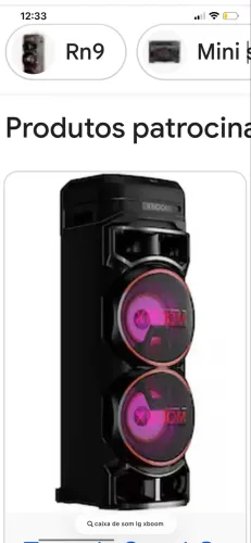 ? Caixa de Som LG XBOOM - Excelente Estado ?