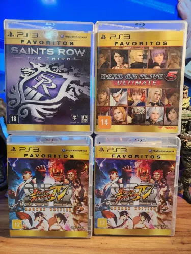 Kit 4 jogos edição favoritos usados ps3