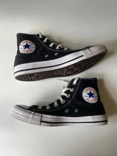 Tênis ALL STAR cano médio preto 37