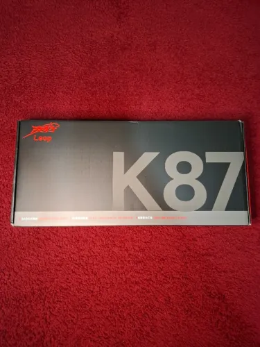 TECLADO MECÂNICO AULAxLINGBAO K87(LACRADO)