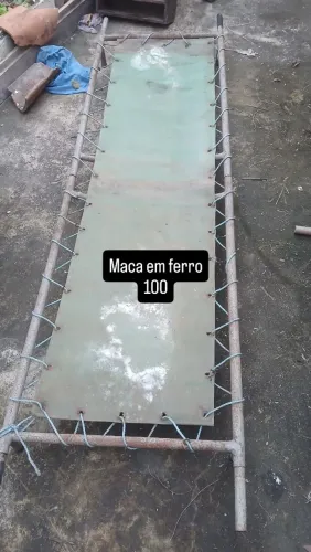 Maca em ferro com lona