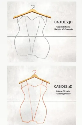 Silhueta 3D (cabide de corpo)