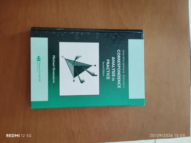 Correspondence Analysis in Practice -  Michael Greenacre - Chapman & Hall/CRC.