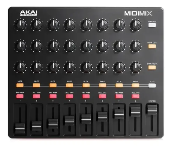 Controlador Mixer Portatil Midmix 8 Faders - Akai + Nf