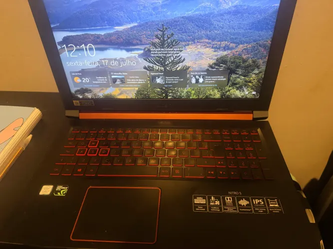 Notebook nitro gamer 
