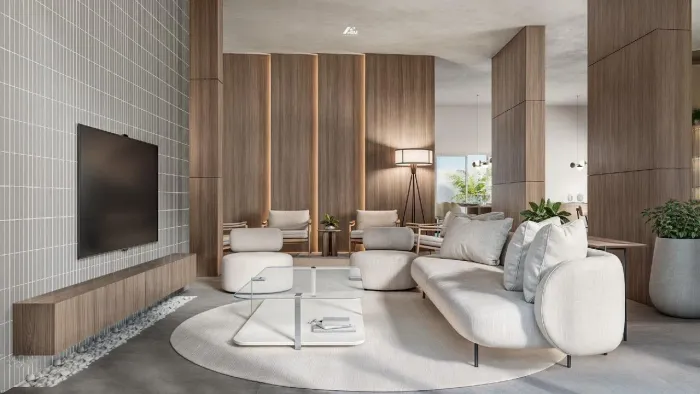 Apartamento com 2 Dormitórios, sendo 1 Suíte, Living Integrado e Lazer Completo