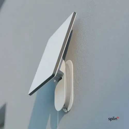Suporte Starlink Mini G4 Parede - Fixa, Organiza Cabos Branco