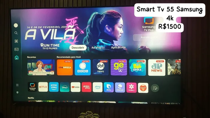 Smart tv Samsung 55" UHD 4K