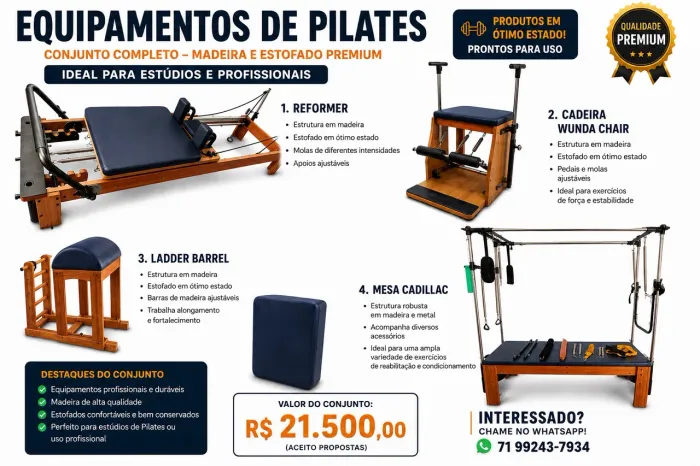 EQUIPAMENTO DE PILATES
