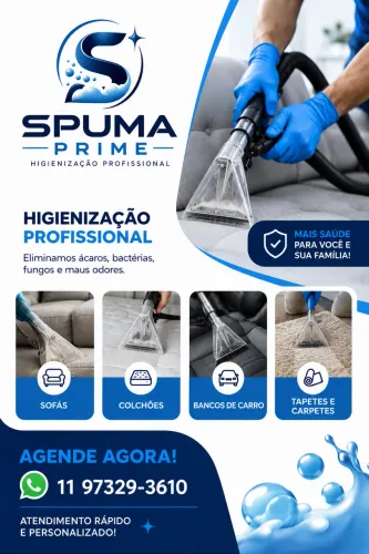 HIGIENIZAÇÃO DE ESTOFADOS