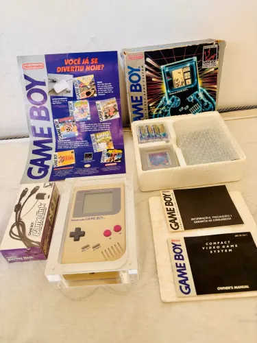 Game Boy Playtronic CIB Tela IPS (500 jogos)