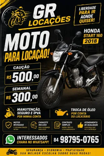Aluga-se moto