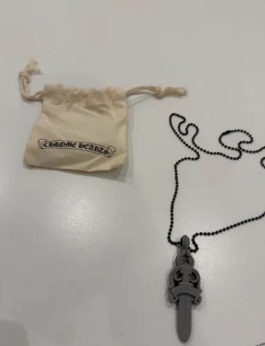 Colar de silicone chrome hearts sword