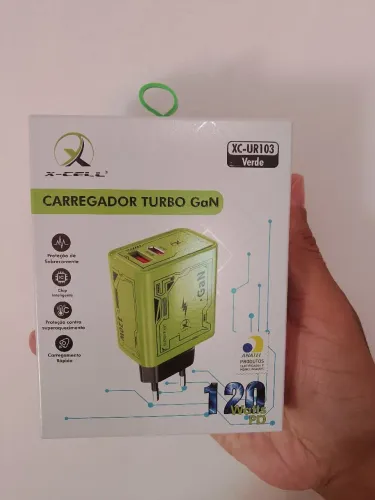 Carregador 120W pd 4 em 1 SMARTPHONES e IPHONE
