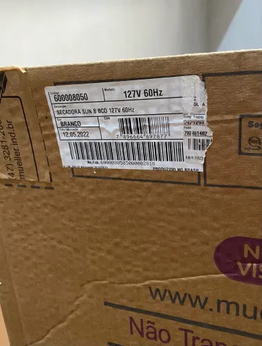 Secadora Mueller Sun 8kg 127V Nova (nunca usada)