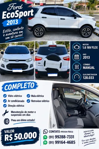 Ford Ecosport S 1.6 16V Flex 5P 2013