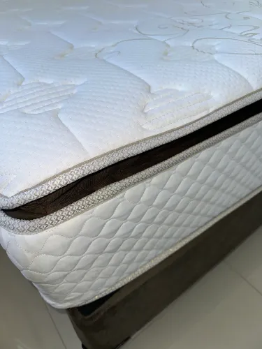 Cama Box King Size Gazin Tower Molas Ensacadas - Apenas 7 Meses de Uso!