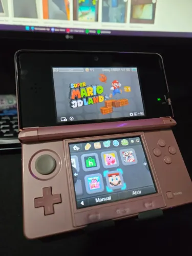 Nintendo 3DS Desbloqueado - Rosa - Perfeito Estado - Funcionando 100%