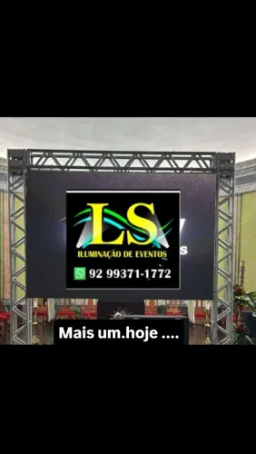 Aluguel de som palco iluminação painel de led e outros