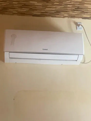Ar condicionado queimado