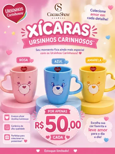 Xícara Ursinhos Carinhosos