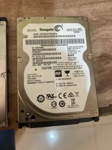 Lote de HDs Para notebooks 39 x 1TB + 82 x 500GB 2,5" 100%