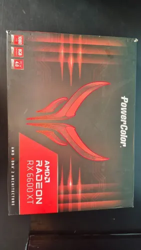 PLACA DE VIDEO RX 6600 XT 8 GB NA CAIXA