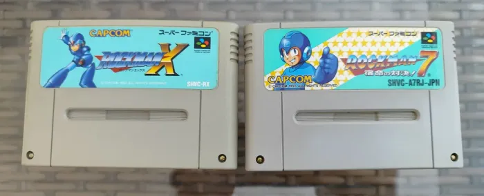 Megamen X e 7 Super Nintendo
