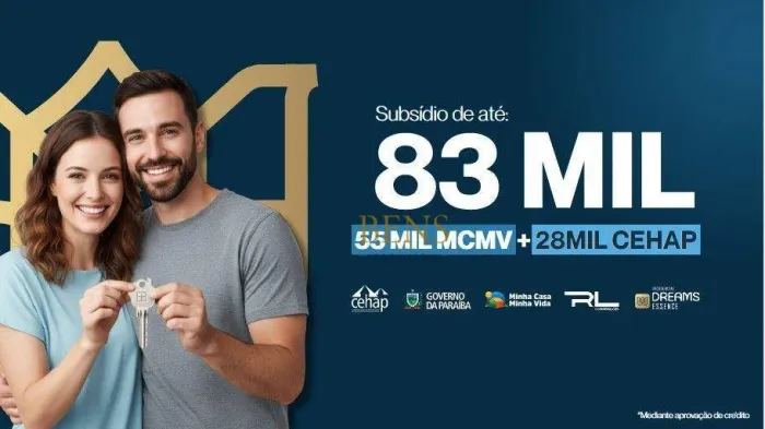 Apartamento com 2 dormitórios à venda por R$ 203.490 - Itararé - Campina Grande/Paraíba
