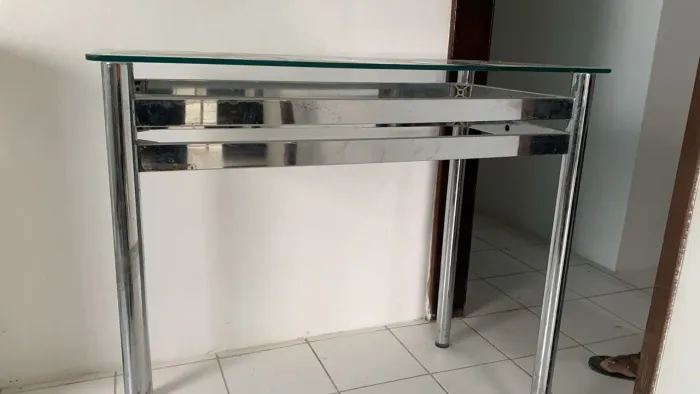 mesa cromada 