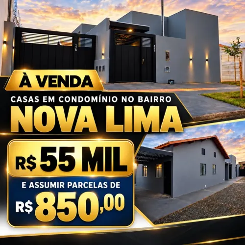 Casa em condomínio a venda 55 mil Nova Lima