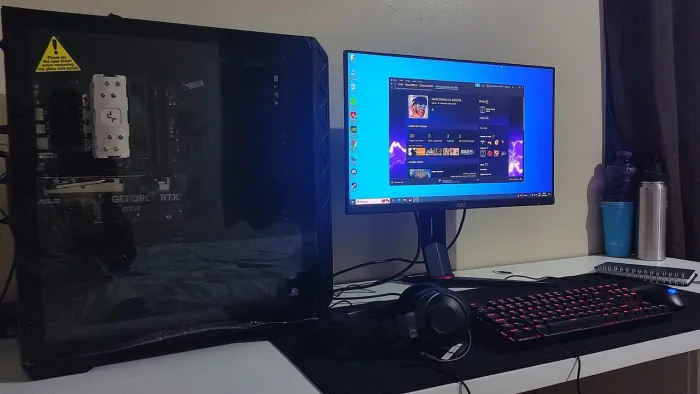 PC GAMER COMPLETO + PERIFÉRICOS, MONITOR E ETC