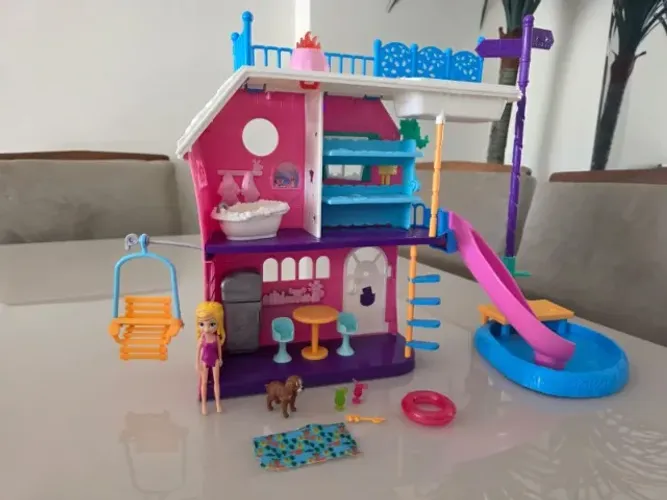 Polly Pocket Casa Do Lago Da Polly - Mattel