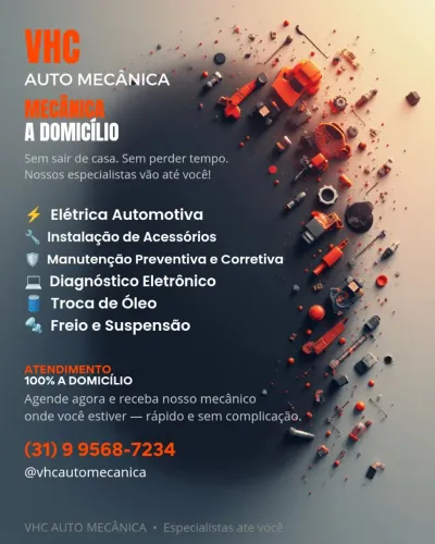 Mecânico automotivo a Domicílio e Socorro - BH<br>