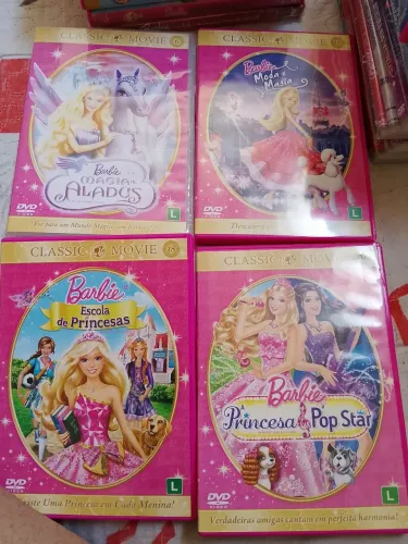 Kit Barbie 4 filmes mágicos da Barbie