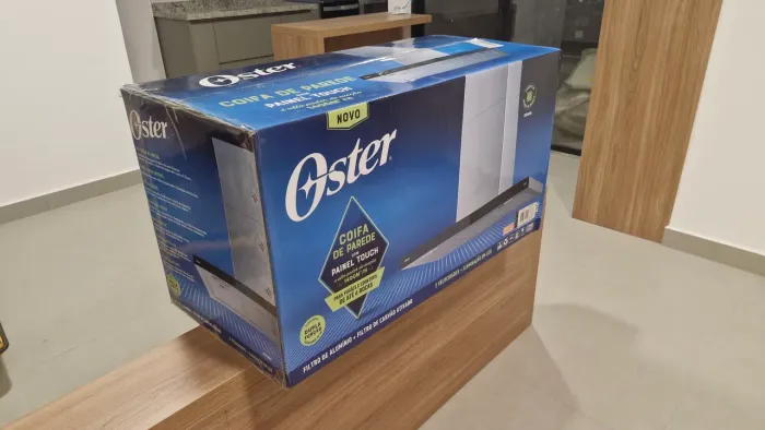 Vendo coifa de parede de 90cm marca oster novo na caixa